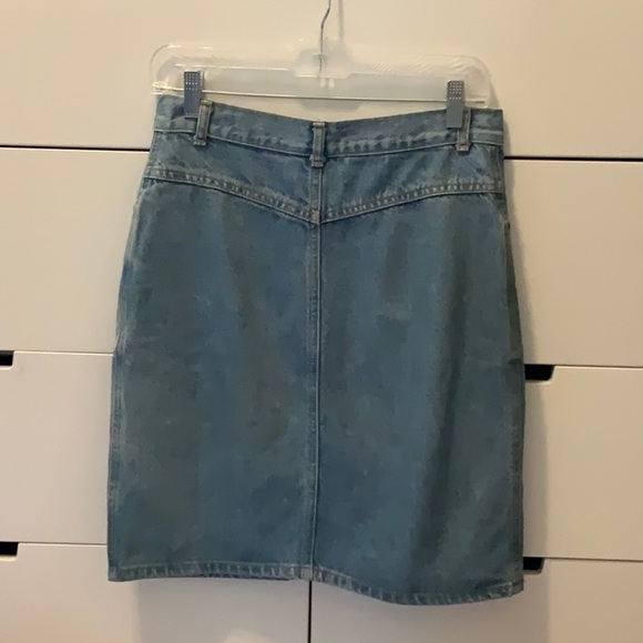 Retro 90s denim skirt size 9 - Picture 2 of 2